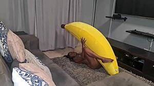 tattooed desi slut humps big banana