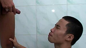 Wow! Kinky Asian Twinks Wan and Tom Bareback!