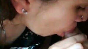 Oldie swallows cum with oreos in quickie