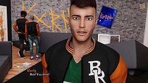 Wow! Diks kijken naar walk of shame in 3D erotische scène