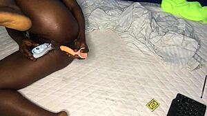 Watch Me Cum Massively After Using Dildo In Both Holes!