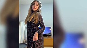 Girl Listening To Music Speaking Spanish