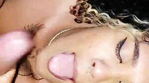 Wanessa silva sucks technician's cock intensely