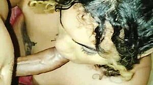 Wanessa silva sucks technician's cock intensely