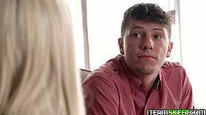 Rion King And Allie Nicole In Intense Sofa Scene