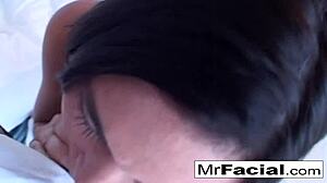 ashley likes it sloppy with sucking and facial