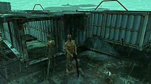 futanari character gets fucked in fallout 4 game