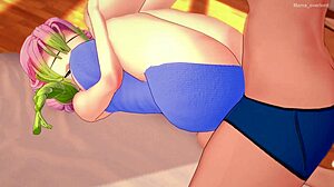 Stripping Towel Off Mitsuri Kanroji to Bang Her Hard