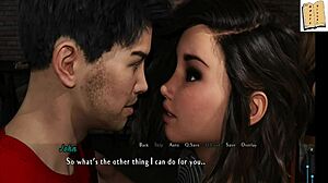 Layla in Intertwined 12 becomes John's girlfriend and loves the monster cock