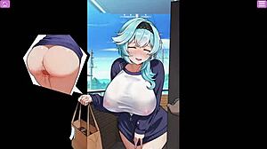 Curvy Mature Delivery Person With Big Tits In Game