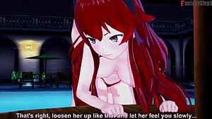 Eris Boreas Waits For Her Turn To Fuck On The Pool!