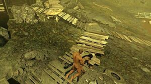 futanari character gets fucked in fallout 4 game