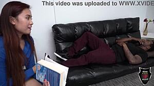 Elle Voneva got throat slammed by Rome Major