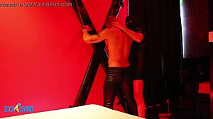 Slave And Submissive In BDSM Spanking Deepthroat Scene