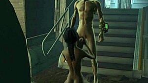 futanari character gets fucked in fallout 4 game