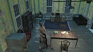 futanari character gets fucked in fallout 4 game