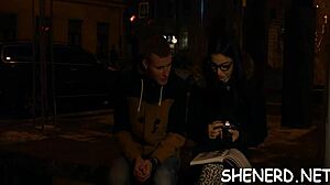 Nerd Teen's Tight Pussy in Rough Missionary