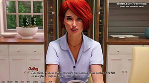 Redhead Milf Teacher Gets Her Tight Pussy Creampied By Big Cock Student In Being A Dik