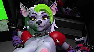 Roxanne Wolf gets intense missionary sex in parody.