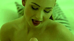 She loves tasting her orgasm with toys and dildo