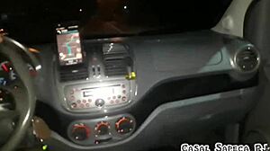 i'm sucking my friend while he drives, windows open, showing off on nova iguaçu streets, husband filming from back seat, heading to sex hq, night of friend sex