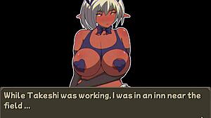 Hentai Game Ntr Rice Part 7: Masturbating Elf Slut Until Cum