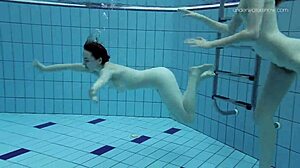 Anna Netrebko and Lada Poleshuk Underwater Lesbian Action