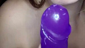 Latina femdom fulfills cuckold fantasy with toys and squirting