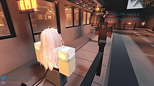 bakery worker receives a special tip in anime game