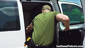 Pretty Latina Pounded Hard by Officer in Office Interview Setup