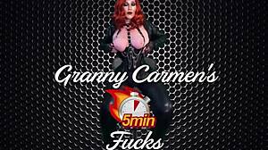 Vibrator orgasme voor oma Carmen