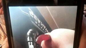 solo jacking and anal play with toys in a relaxed setting