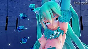 Blue k nights featuring cat fate cosplay in 3d vr180