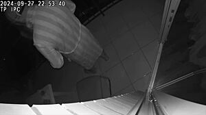 Real cheating wife fucks best friend on hotel balcony