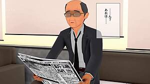 A story in the Netorare series featuring Akiba in 3D anime with masturbation