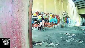 When does a street wall serve for hard fucking?