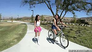 Vina Sky Rides Long Cock in Wild Threesome Action