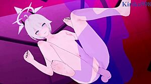 hatami erika and nakatsukasa kirino have intense sex in blue archive hentai 😏