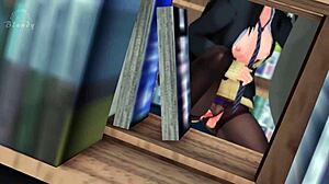 A story in the Netorare series featuring Akiba in 3D anime with masturbation