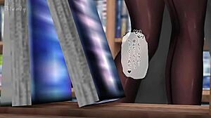 A story in the Netorare series featuring Akiba in 3D anime with masturbation