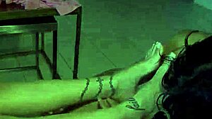 derek anthony licks and sucks stefania mafrafra's brazilian feet in ghetto reality