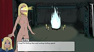 Intense hentai dating game in 18titans episode 56 where characters get jinxed again in wild scenes