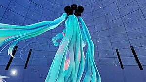 Blue k nights featuring cat fate cosplay in 3d vr180