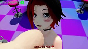 milf futanari fucks at the bar in rwby hentai night