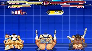 chun-li moans as she takes cum in six hentai positions