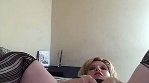 i play with vibrator on my pussy.