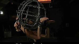 slave submitted to tied up blowjob and cum humiliation