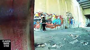 When does a street wall serve for hard fucking?