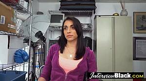 this latina teen sucks a big black cock like a pornstar in the movie