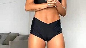 detailed cameltoe display by sol perez in part two.